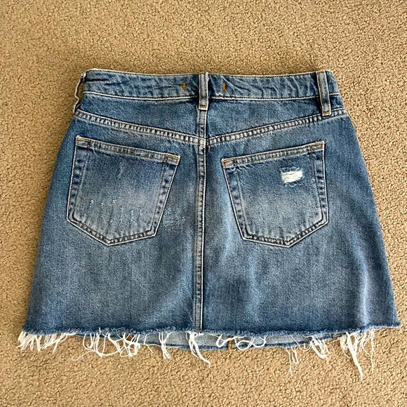 Denim Mini Skirt  by We the Free (Free People) size: 27 wore 1 time - Picture 2 of 6